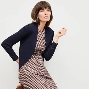 M.M.LaFleur The Sant Ambroeus Crop Knit Cardigan Jacket XL